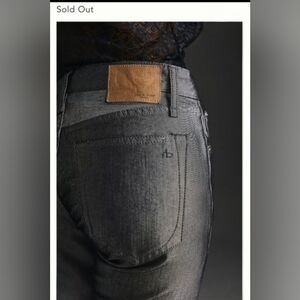 Rag & Bone Piper Low Rise Straight Shine Pants